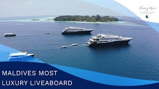 Maldives most luxury Liveaboard  Floating Resort by Scubaspa Maldives [upl. by Ahsinrad223]