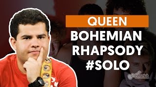 Bohemian Rhapsody  Queen How to Play  Guitar Solo Lesson [upl. by Norrv925]