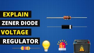 Zener Diode Voltage Regulator in Hindi  Zener diode  Voltage Regulator  Diode explain in hindi [upl. by Eelrahc158]