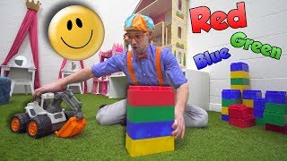 Learning Emotions and Feelings with Blippi  At the Indoor Play Place [upl. by Hepsoj]