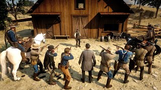 John Marstons Death Scene But This Time He Is Prepared  Red Dead Redemption 2 [upl. by Ateekal]