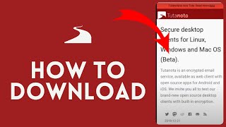 How to Download Tutanota 2024 [upl. by Ylrehs]