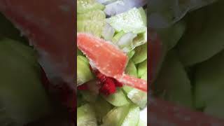 Cucumber salad recipetrending food viral shorts [upl. by Nahtan]