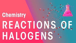 What Are The Reactions Of Halogens  Reactions  Chemistry  FuseSchool [upl. by Haisej293]