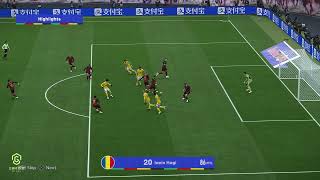 Bélgica vs Rumania Resumen  EUROCOPA 2024  eFootball PES 2021 [upl. by Avivah]