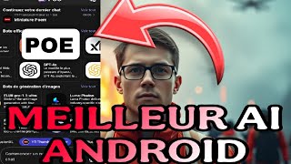 🤖MEILLEURE APPLICATION AI POUR ANDROID  POE [upl. by Chow841]