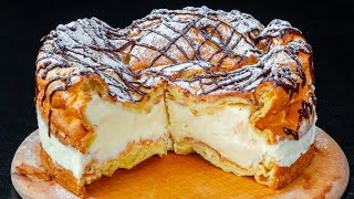 Eclair cake recipe  fluffy and creamy recipe that melts directly in your plate [upl. by Anaili305]