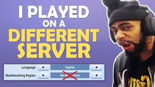 So I played on a different server Fortnite Battle Royale [upl. by Eciryt704]