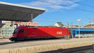 cd railjet diesmal auf Gleis 5 trainspotting oebb 1116 taurus [upl. by Valentin587]