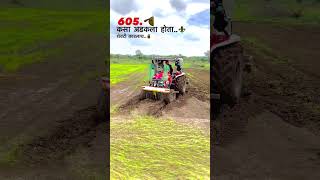 Mahindra Arjun 605  tracter fasla  कसा अडकला 😅😅mahindratractar1million shortsfarming [upl. by Illene71]