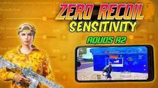 BEST SENSITIVITY FOR AQUOS R2 ipadview pubgmobile viral pubg [upl. by Niuq]