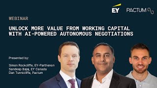 EY webinar Unlock more value from working capital with AIpowered autonomous negotiations [upl. by Shalom224]