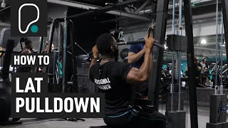 How To Do A Lat Pulldown [upl. by Auop]