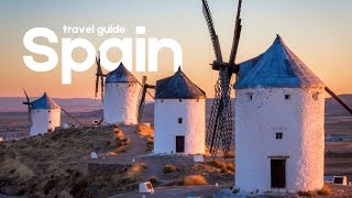 Spain 4K Relaxation  Calming Travel Guide [upl. by Acissaj227]