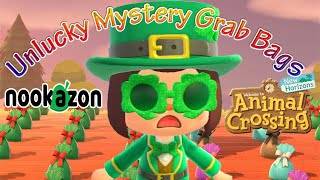 Nookazon Unlucky Mystery Grab Bags 👜  Animal Crossing New Horizons [upl. by Randal70]