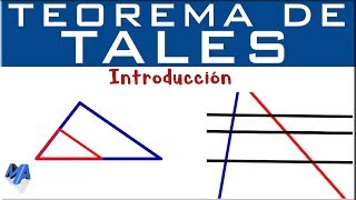 Teorema de Tales  Introducción [upl. by Herve]