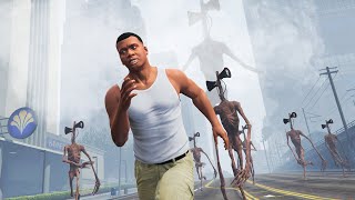 GTA 5  SIREN HEAD ARMY take LOS SANTOS [upl. by Spratt]