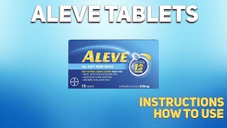 Aleve tablets how to use Uses Dosage Side Effects Contraindications [upl. by Glenden]