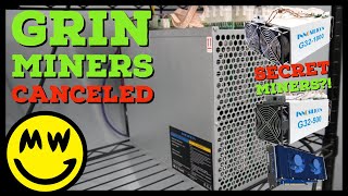 Grin ASIC Miners Canceled Innosilicon SECRETLY MINING with G32 Grincoin miners [upl. by Eihtur]