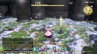 Final Fantasy XIVA Realm Reborn  Escape from Castrum Centri battle and cutscene [upl. by Iatnohs]