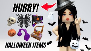 🚀HURRY GET FREE ROBLOX HALLOWEEN EVENT ITEMS 🤩🎃  LAST DAY [upl. by Zorine929]