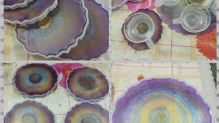 DIY Easy Coasters How to make beautiful coasters zepoxycoaster [upl. by Cleave]