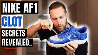 Nike Air Force 1 Clot Blue Silk Unboxing Review amp OnFeet Cut amp Deconstructed [upl. by Narual]