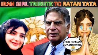 Iranian Girl Said Sir Ratan Tata Is Persian He Is Our Pride We Always Remember Him ratantata [upl. by Ellednahs]