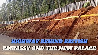 BETWEEN THE NEW ETHIOPIAN PALACE AND BRITISH EMBASSY NEW HIGHWAY ADDIS ABABA ETHIOPIAAFRICA [upl. by Engen]