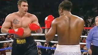 The Night Lennox Lewis Boxed Klitschko the Knockout Monster [upl. by Auberta9]