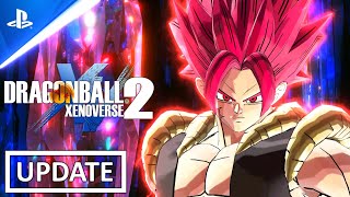 DRAGON BALL XENOVERSE 2  Super Saiyan God Free Update [upl. by Erbe772]