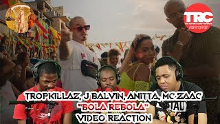 Tropkillaz J Balvin Anitta MC Zaac quotBOLA REBOLAquot Music Video Reaction [upl. by Zacharia]