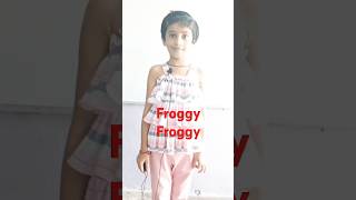 Poem froggiefor KG classesEnglish Rhymes [upl. by Hebe894]