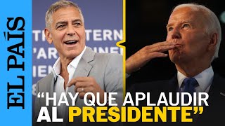 ELECCIONES EEUU  George Clooney tras pedirle a Biden que dimitiera quotHizo lo más desinteresadoquot [upl. by Yednil]