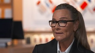 SVP of retail Angela Ahrendts reveals redesigned Apple stores [upl. by Bremble]