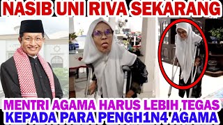 GEMPAR USAI H1NA YESUS BEGINI NASIB UNI RIVA 😱MENTERI AGAMA HARUS TEGAS reactiontiktok [upl. by Knowle]