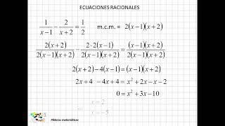 01 Ecuaciones racionales [upl. by Aznecniv795]