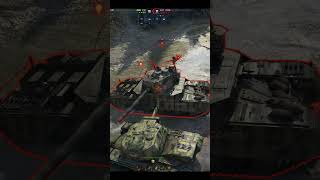 T110E4 vs Type 5 Close Combat World of Tanks wot shorts [upl. by Roswald646]