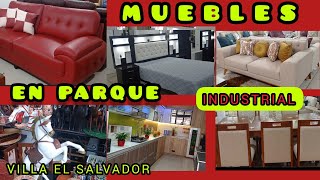 MUEBLESen parque Industrial de villa el Salvador están lindos [upl. by Adnert]