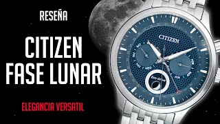 Reseña Citizen Fase Lunar EcoDrive AP1050 Reloj Elegante Versátil [upl. by Xerxes]