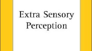 Extra Sensory PerceptionESP👁️💭 Paranormal PsychologyBehaviour ParaPsychology 🧠📗 [upl. by Telfore]