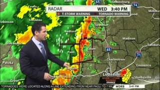 WDRB  Severe Weather Coverage  12232015 [upl. by Benkley]