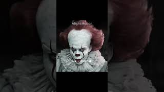 Pennywise edit DONT STOP slowed pennywise it it2017 it2019 horror clown edit shorts [upl. by Wulfe457]