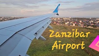 Landing in Zanzibar Tanzania ✈️ 🇹🇿 [upl. by Yttam]