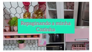 faxina e repaginando a cozinha 🏡 [upl. by Hyrup167]