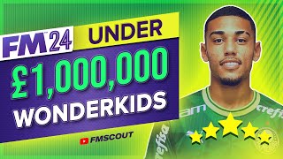 MUSTSIGN CHEAP Wonderkids Under 1M In FM24  Football Manager 2024 Wonderkids [upl. by Danya]