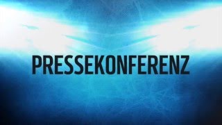 Pressekonferenz DEL2 Playoff 2016  Viertelfinale Spiel 5  Fischtown Pinguins vs Dresdner Eislöwen [upl. by Ferrel842]