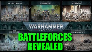 OFFICIAL REVEAL Warhammer Christmas BATTLEFORCE Preview from Games Workshop 40k New40k 40000 [upl. by Berenice]