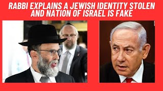 Rabbi explains a fake Israeli Nation language identity theft from Zionists [upl. by Nollat902]