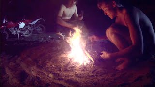 Motorbike Survival Night  Spearfishing EEL  Catch n Cook  TDB [upl. by Syl]